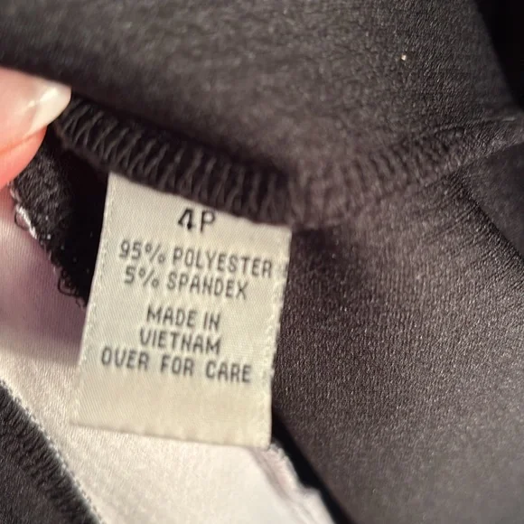 Black pleated with white skirt detail - fits up to 8 petite - Picture 8 of 8